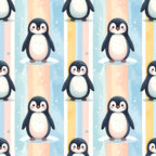 Happy Penguin March Wallpaper