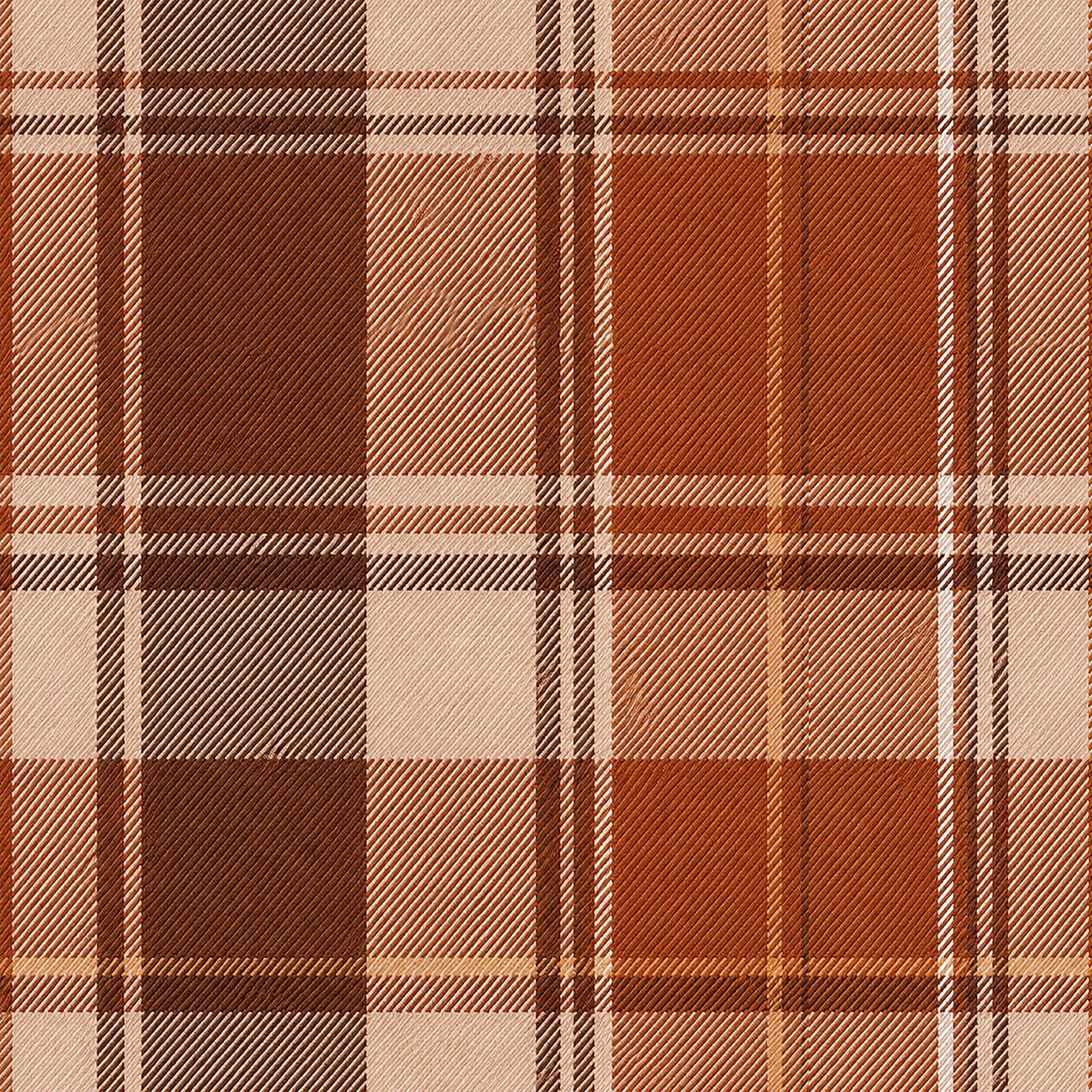 Harvest Plaid Copper Wallpaper Peel and Stick Wallpaper | Accent Haus