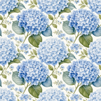 Hydrangea Harbor Blue Wallpaper