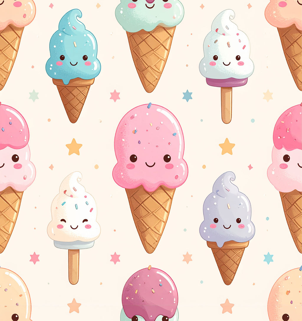 Ice Cream Pop Garden Wallpaper