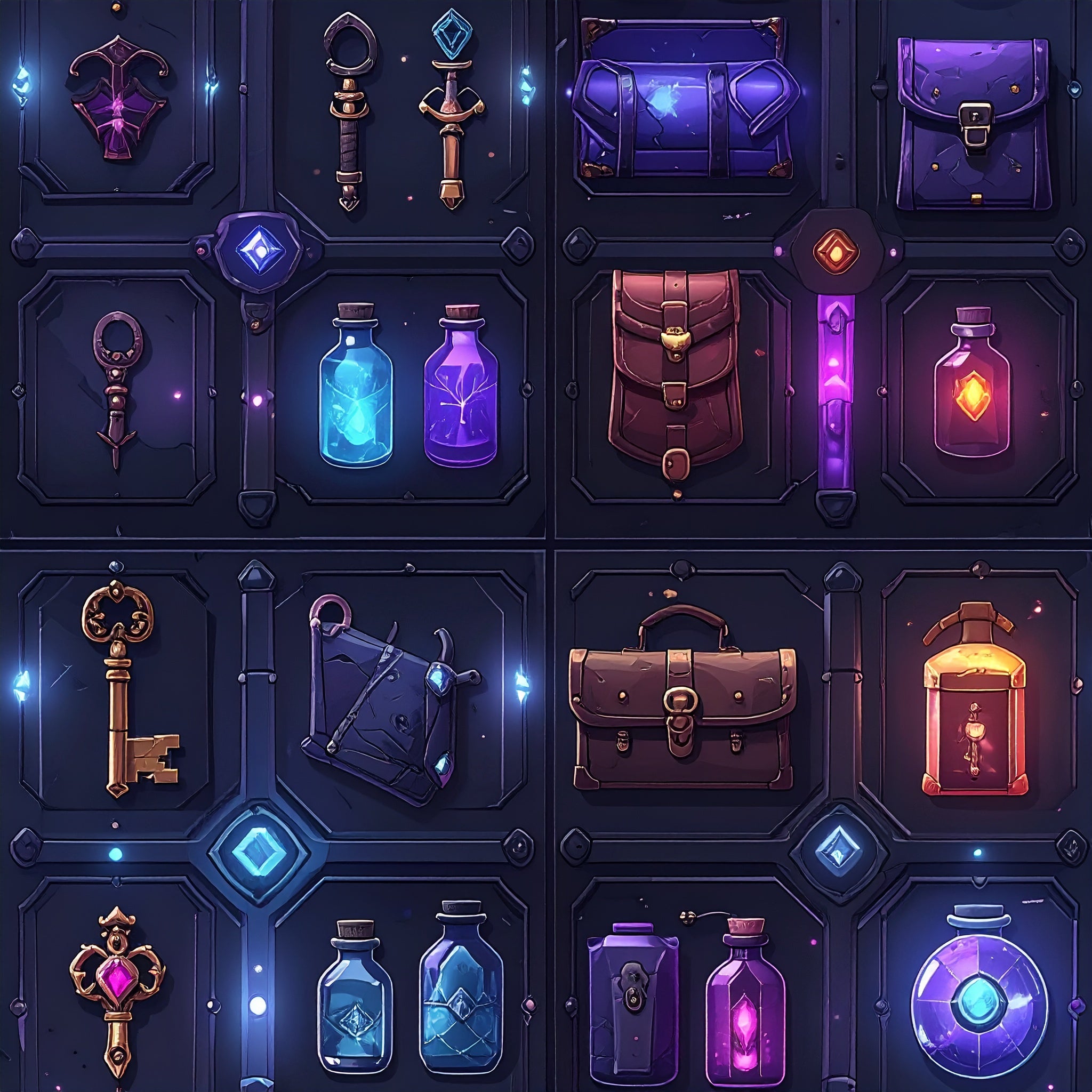 Inventory Relic Grid Wallpaper