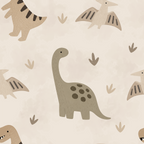 Kids Dino Sketch Wallpaper