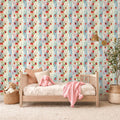Strawberry Garden Delight Wallpaper