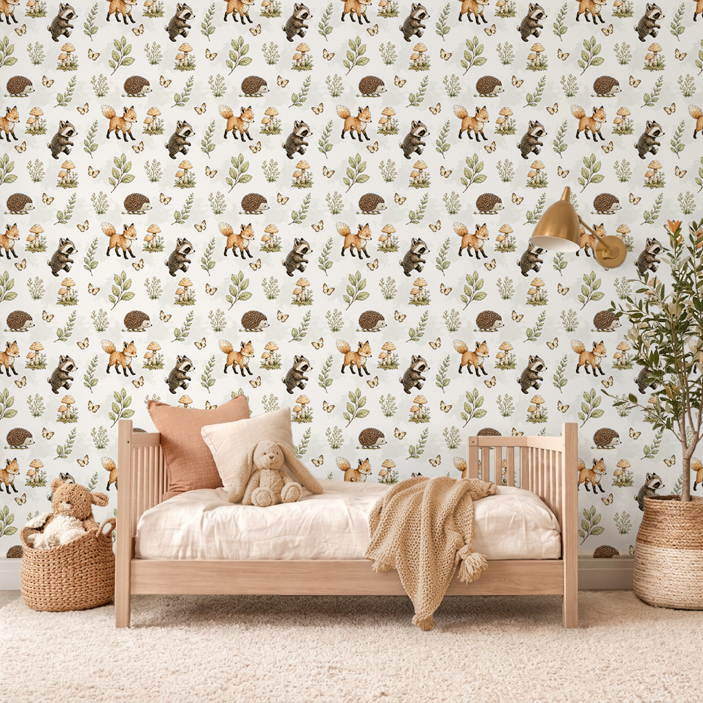 Woodland Sage Friends Wallpaper