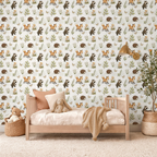 Woodland Sage Friends Wallpaper