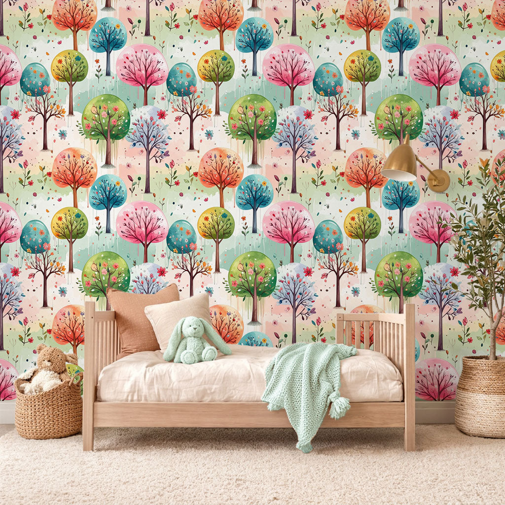Magic Doodle Forest Wallpaper