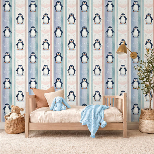Arctic Stripe March Wallpaper