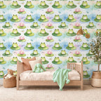 Frog Pond Party Wallpaper