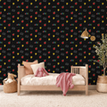Playroom Chalkboard Style Wallpaper
