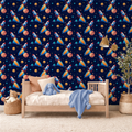 Kids Space Explorer Wallpaper