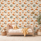 Little Fox Meadow Wallpaper