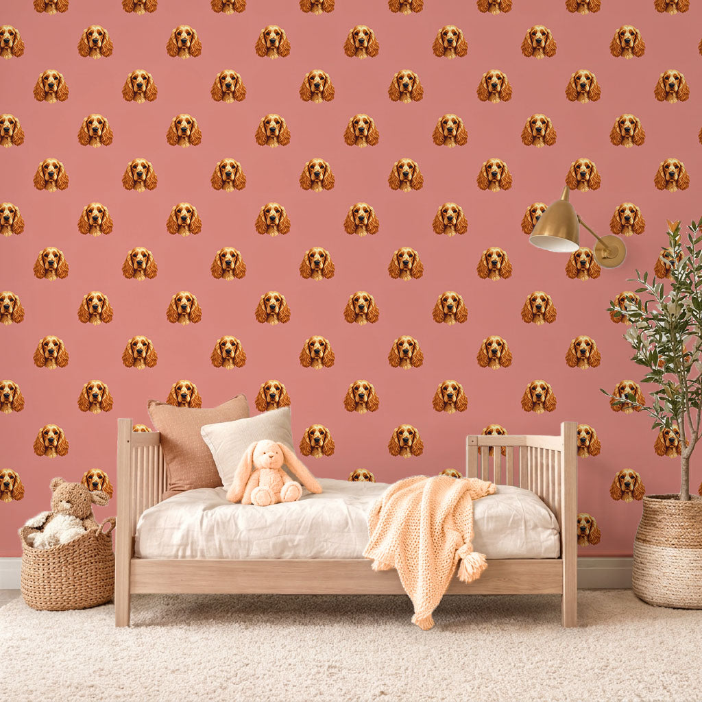 Cocker Spaniel - Flowing Fur Harmony Wallpaper