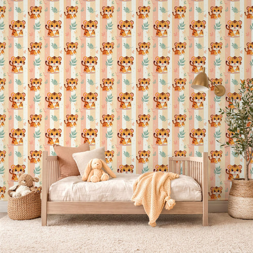 Baby Tiger Stripes Wallpaper