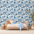 Ice Crystal Village Wallpaper