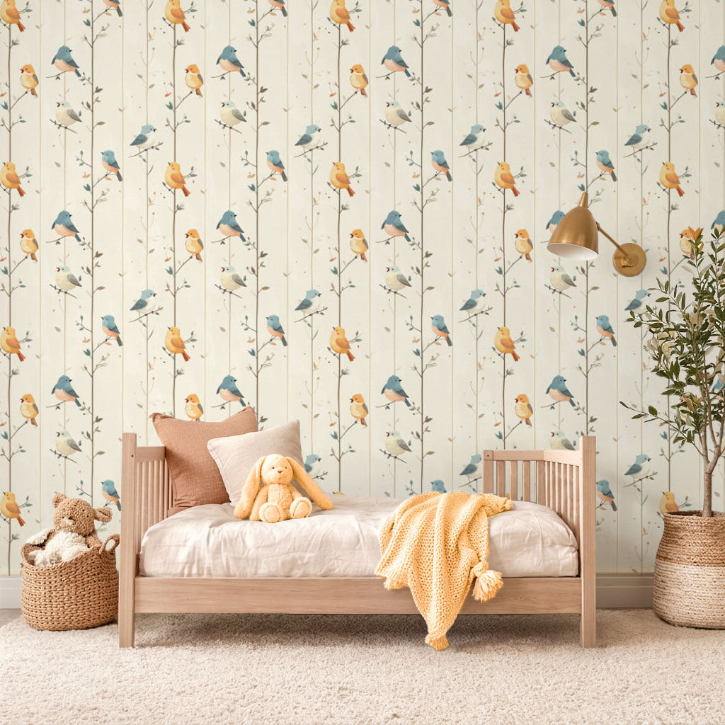 Tiny Bird Choir Wallpaper