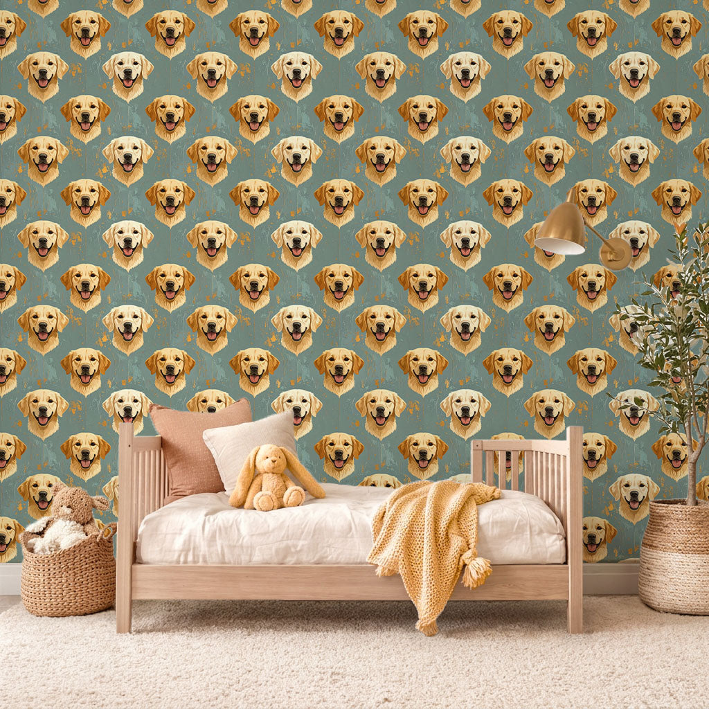 Golden Retriever - Soft Light Harmony Wallpaper