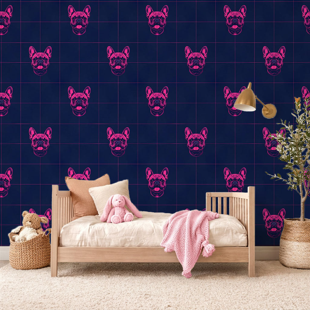 Frenchie Fun - Sophisticated Bulldog Wallpaper
