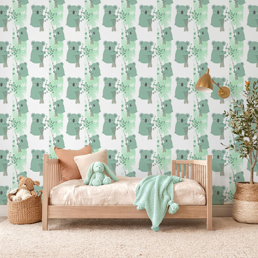 Koala Tree Garden Wallpaper
