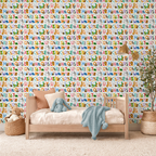 Kids Animal Alphabet Wallpaper