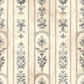 Lacework Botanical Grid Wallpaper