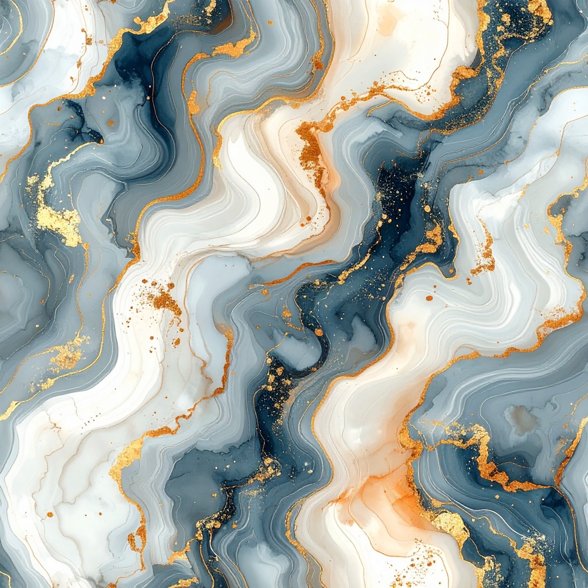 Liquid Marble Veins Wallpaper