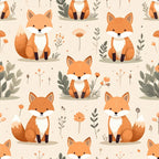 Little Fox Meadow Wallpaper