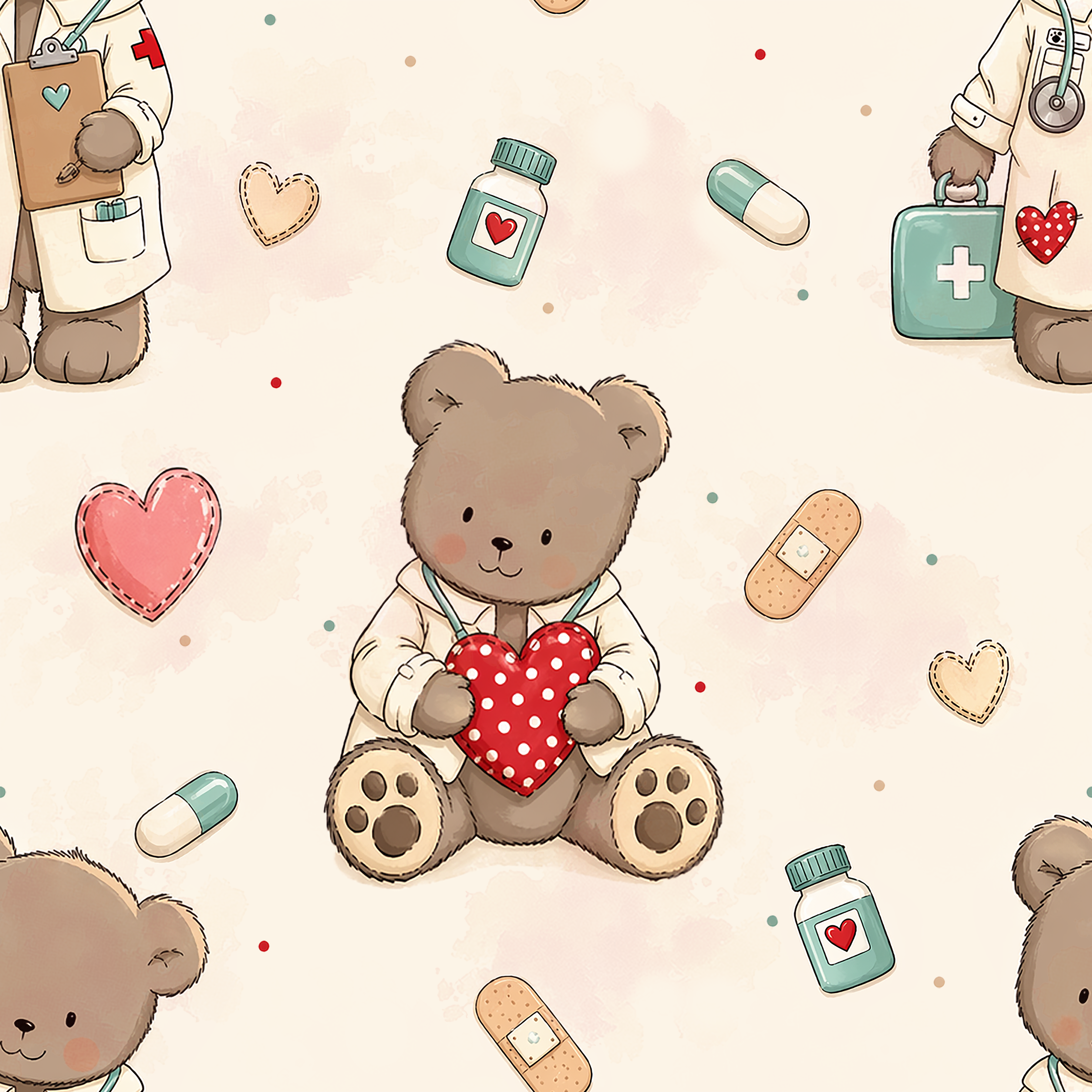 Little Caretakers Wallpaper