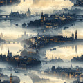 London Heraldic Map Spires Wallpaper