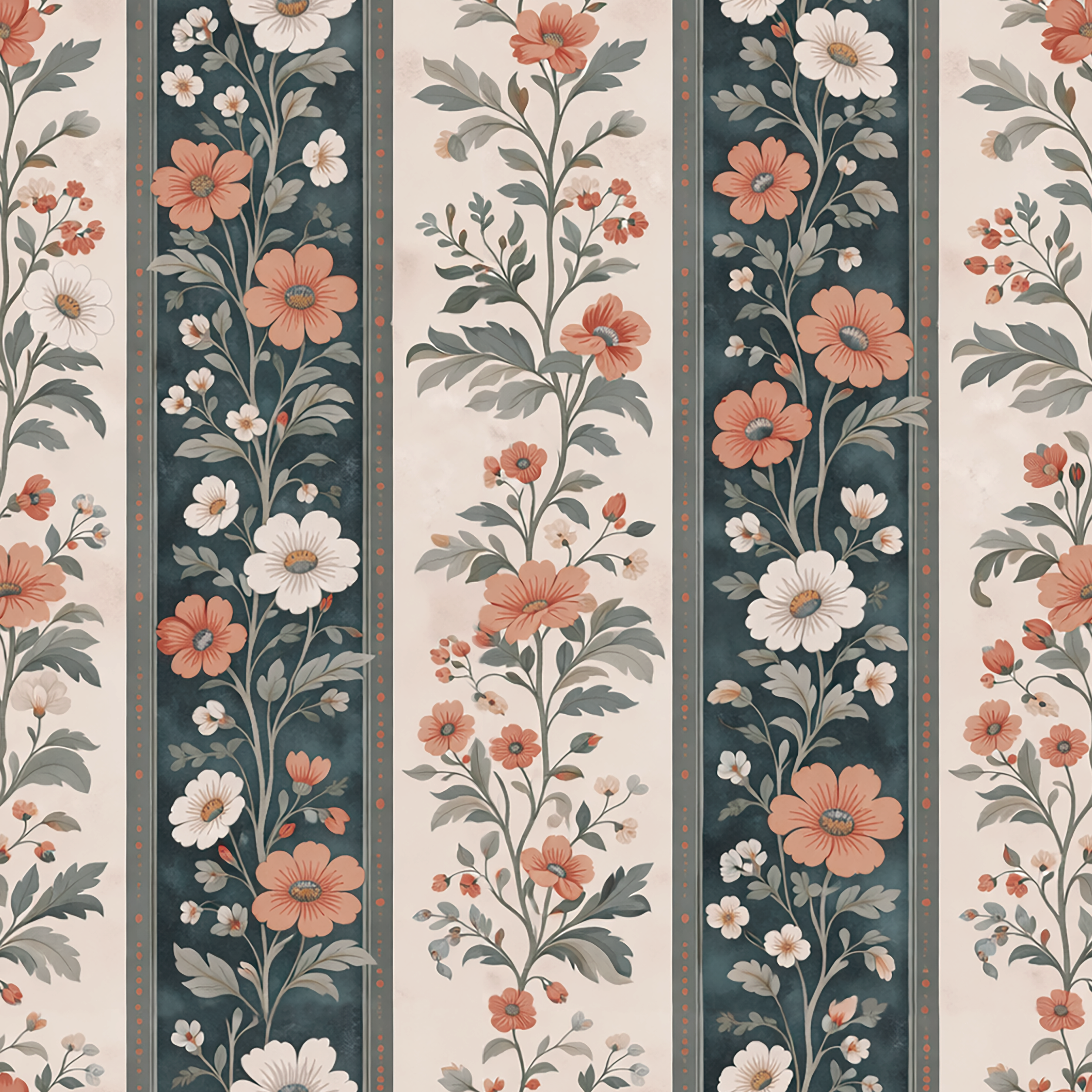 Lush Vine Symphony Wallpaper