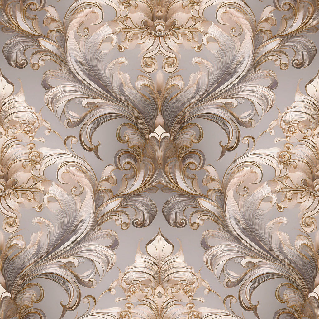 Gilded Ethereal Baroque Wallpaper