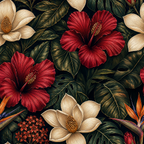 Midnight Botanical Luxe Wallpaper