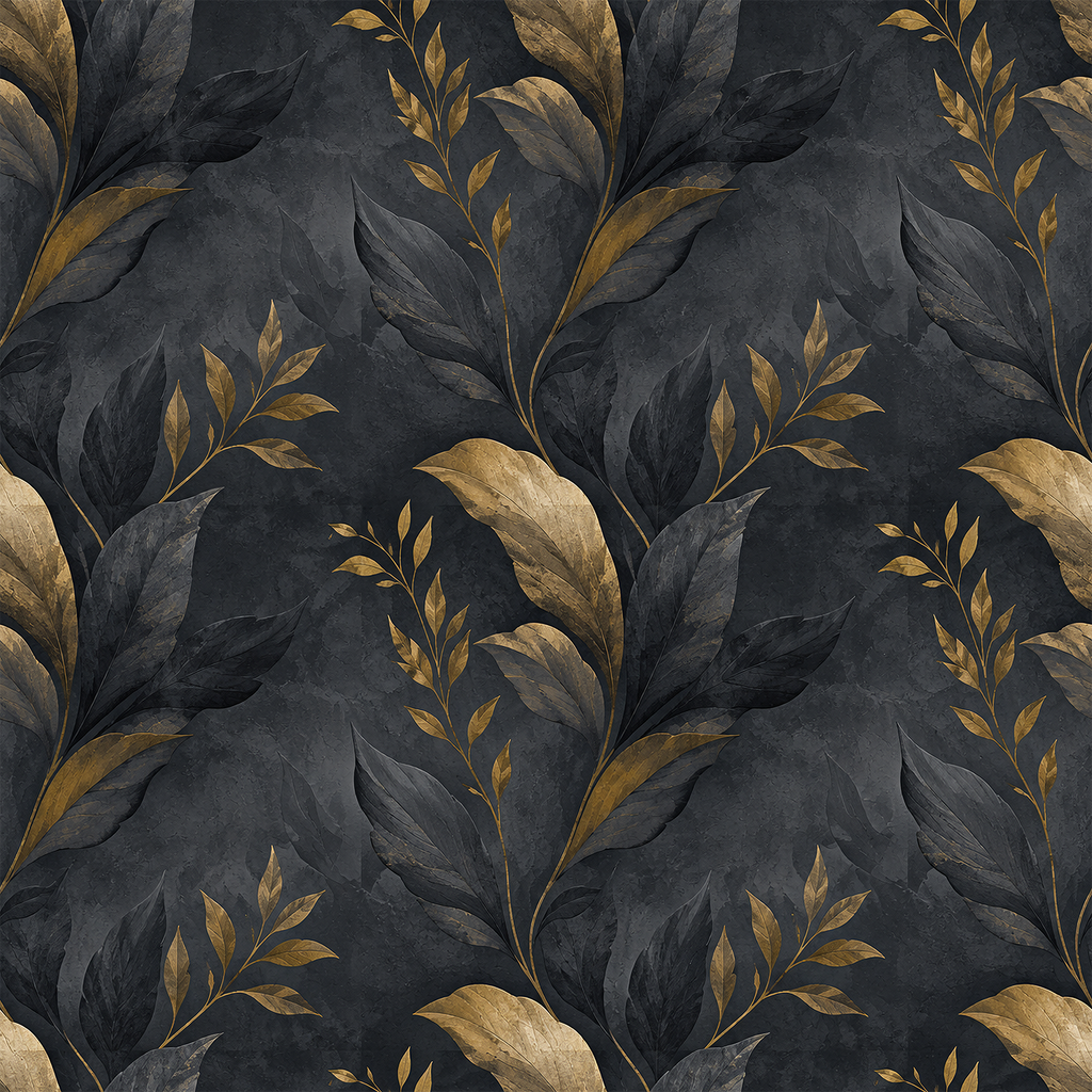 Midnight Plaster Wallpaper