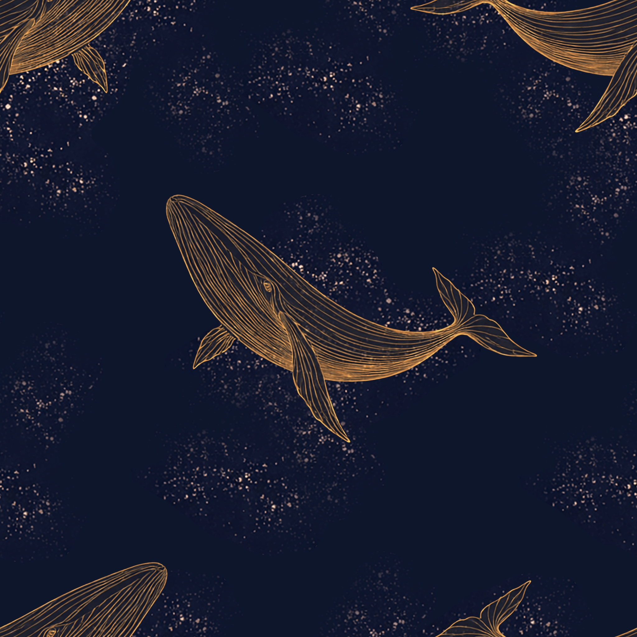 Midnight Whales Wallpaper Peel and Stick Wallpaper | Accent Haus