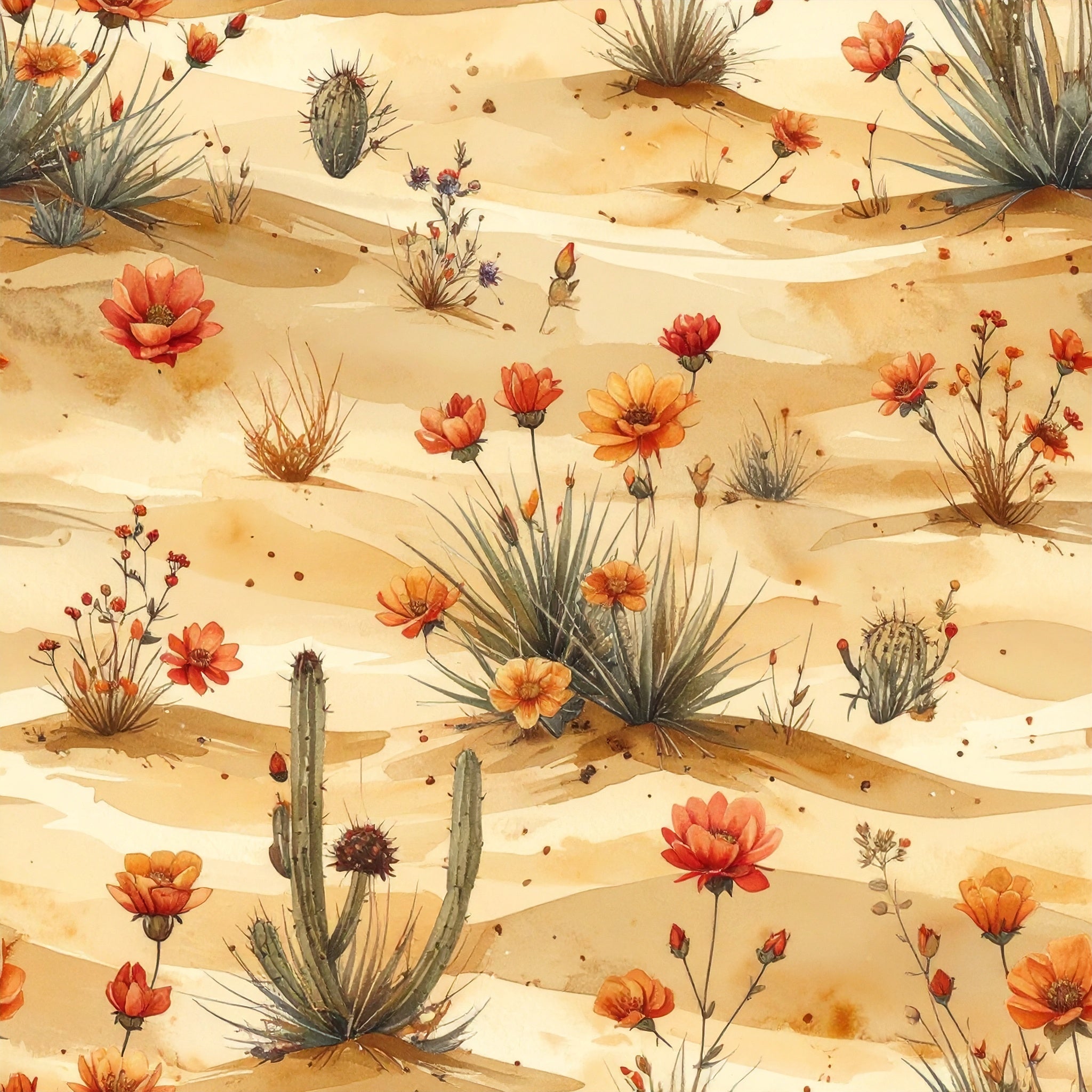 Miniature Desert Bloom Wallpaper