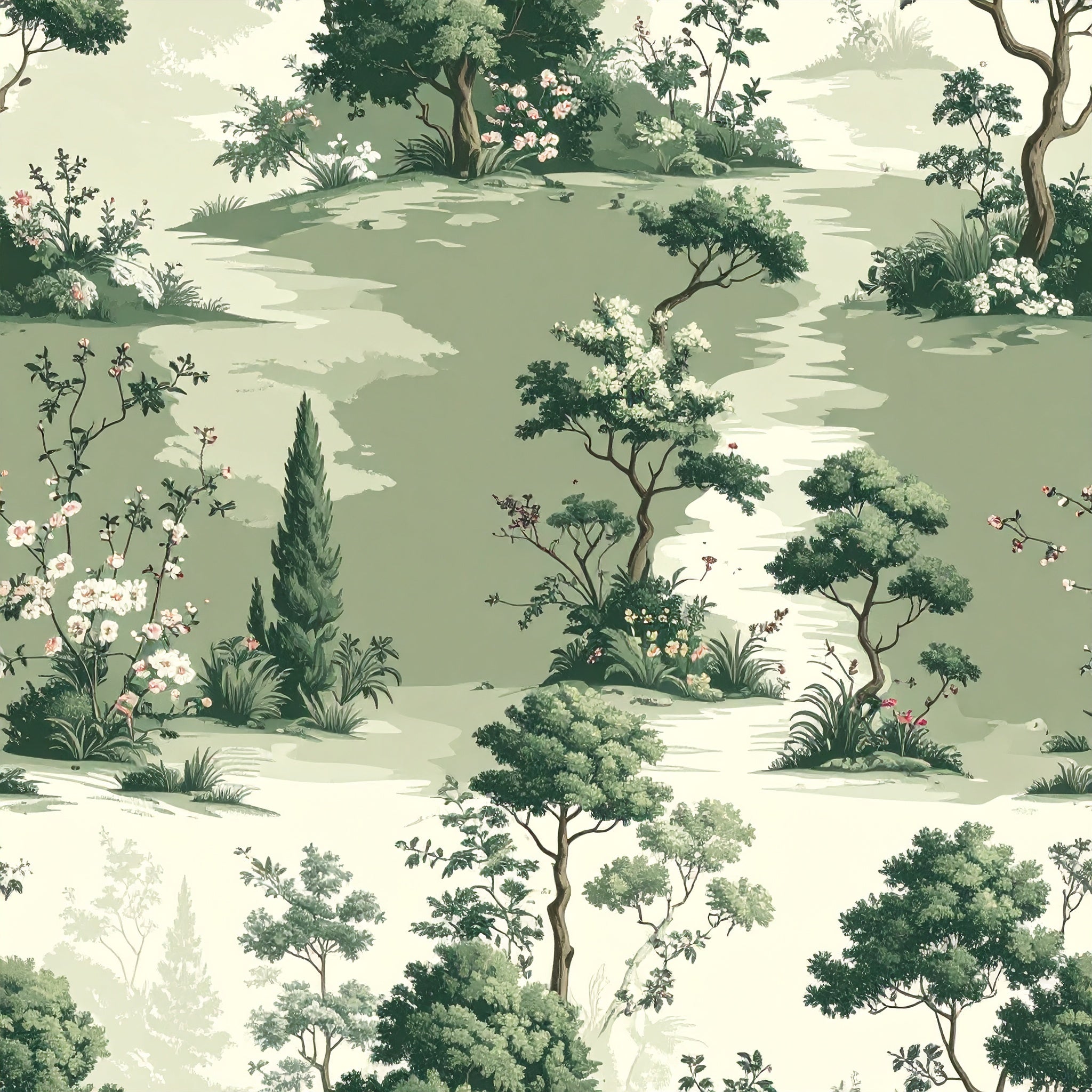 Miniature Garden Trails Wallpaper
