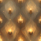 Minimal Candle Glow Wallpaper