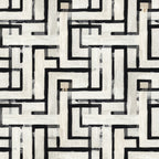 Minimalist Maze Lines Wallpaper