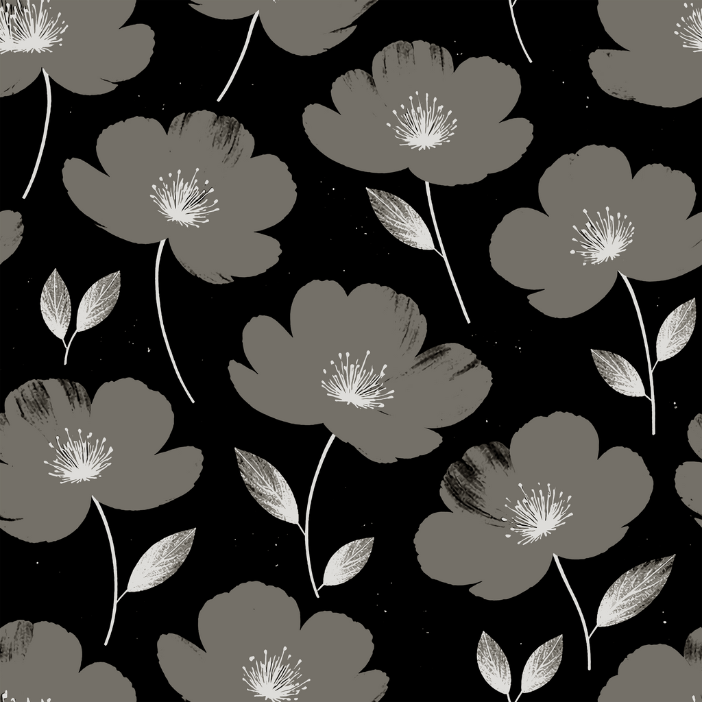 Noir Garden Wallpaper