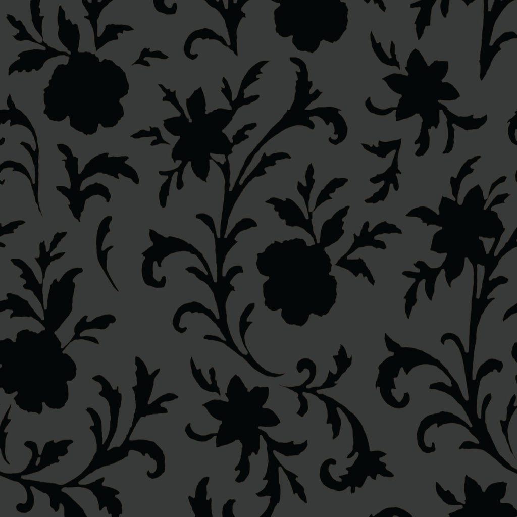 Obsidian Fleur Wallpaper