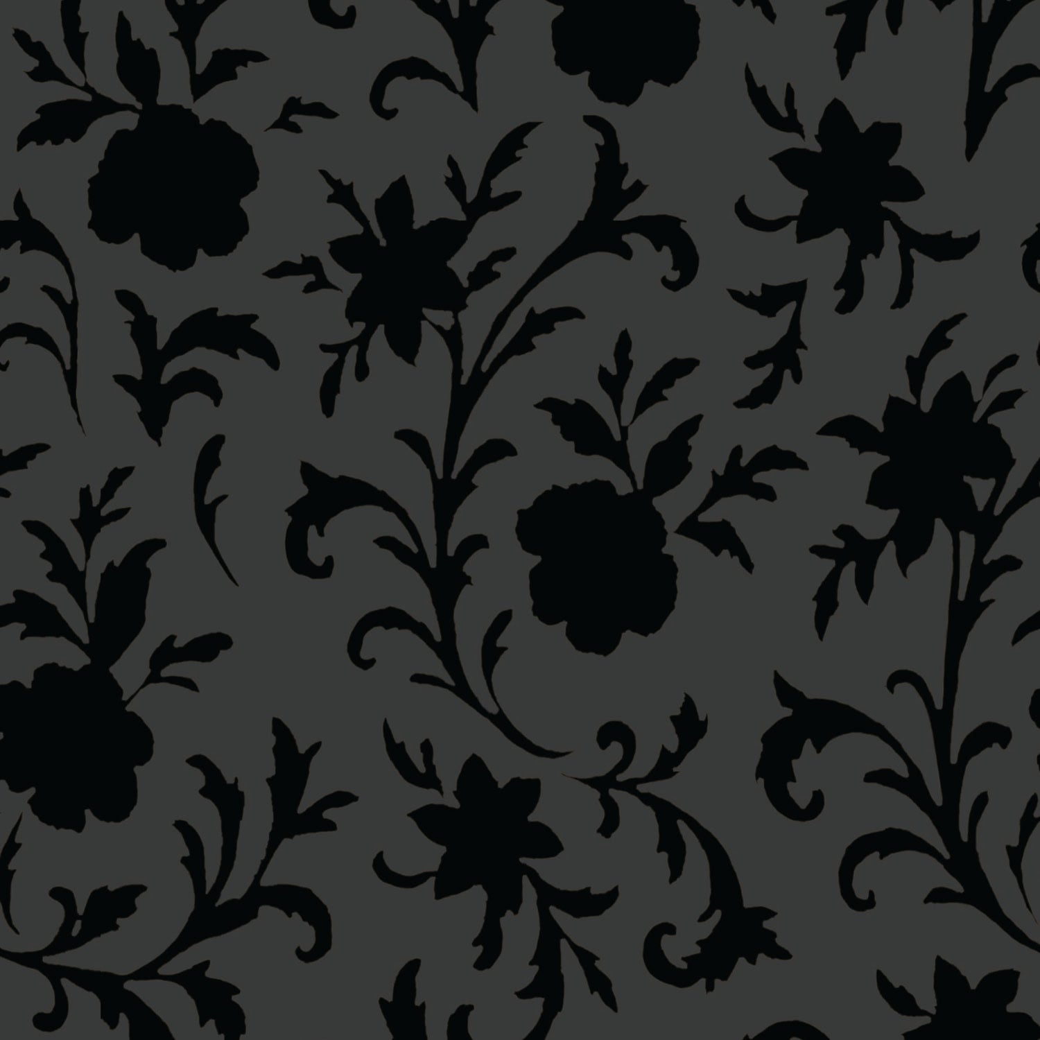 Obsidian Fleur Wallpaper