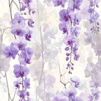 Orchid Cascade Harmony Wallpaper