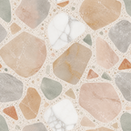 Painted Terrazzo Chips Wallpaper