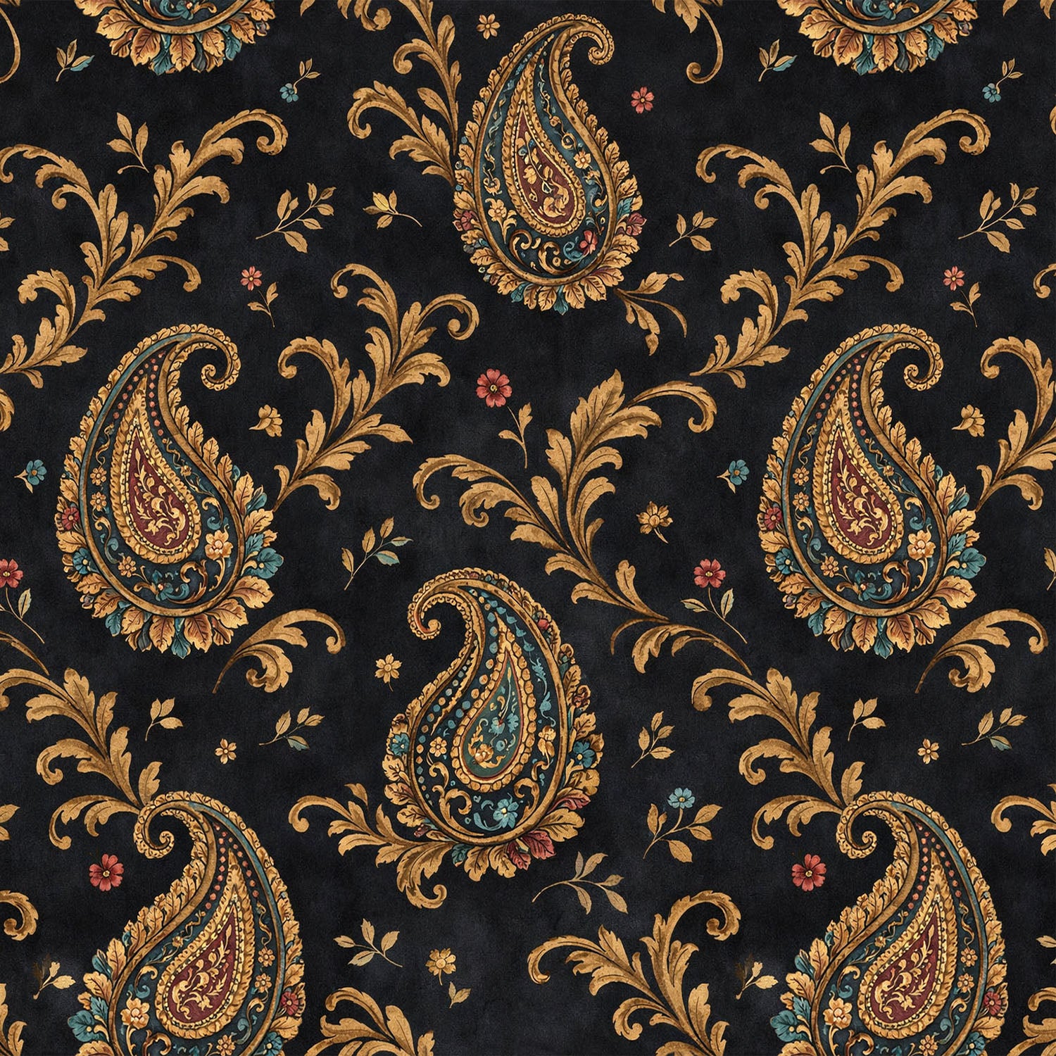 Royal Paisley Promenade Wallpaper