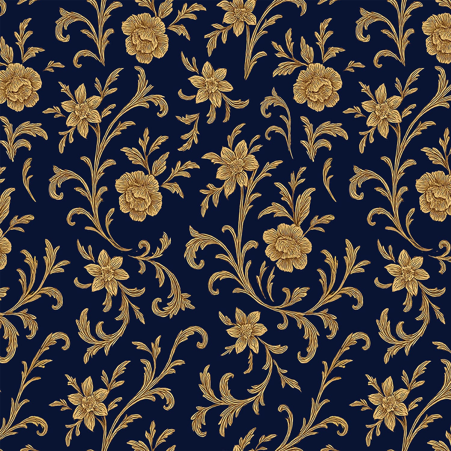 Gilded Baroque Wallpaper