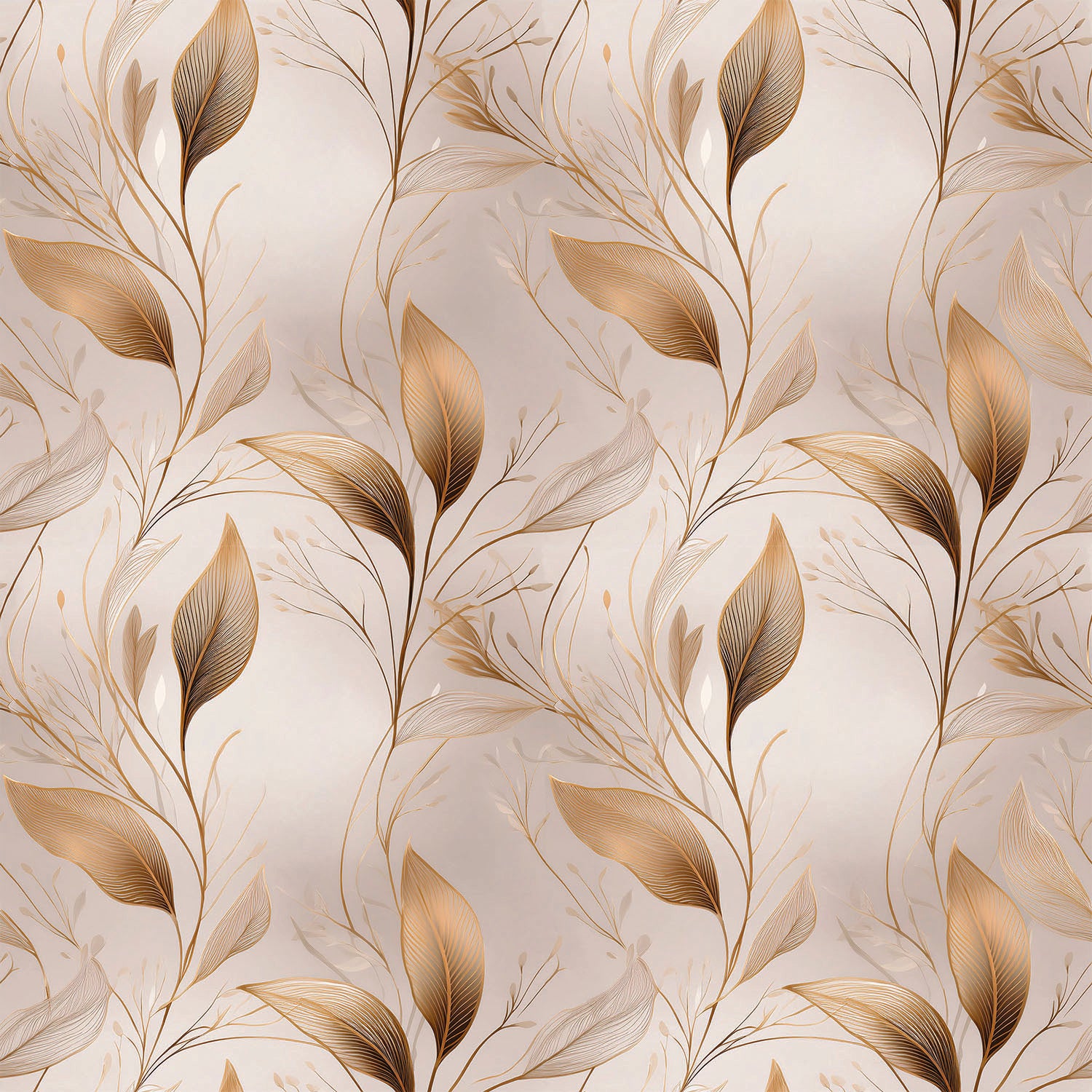 Golden Willow Whispers Wallpaper