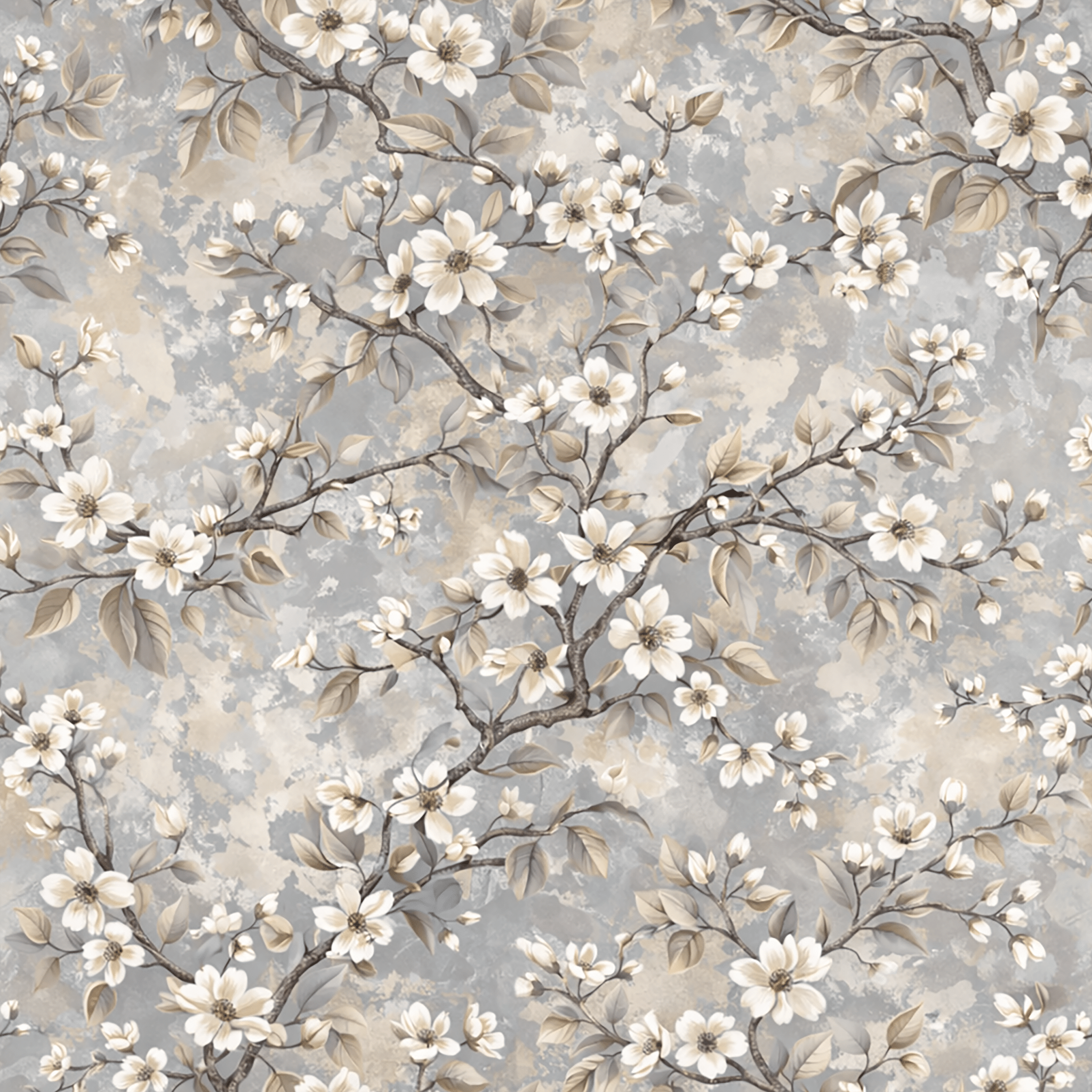 Petals of Quiet Elegance Wallpaper Peel and Stick Wallpaper | Accent Haus