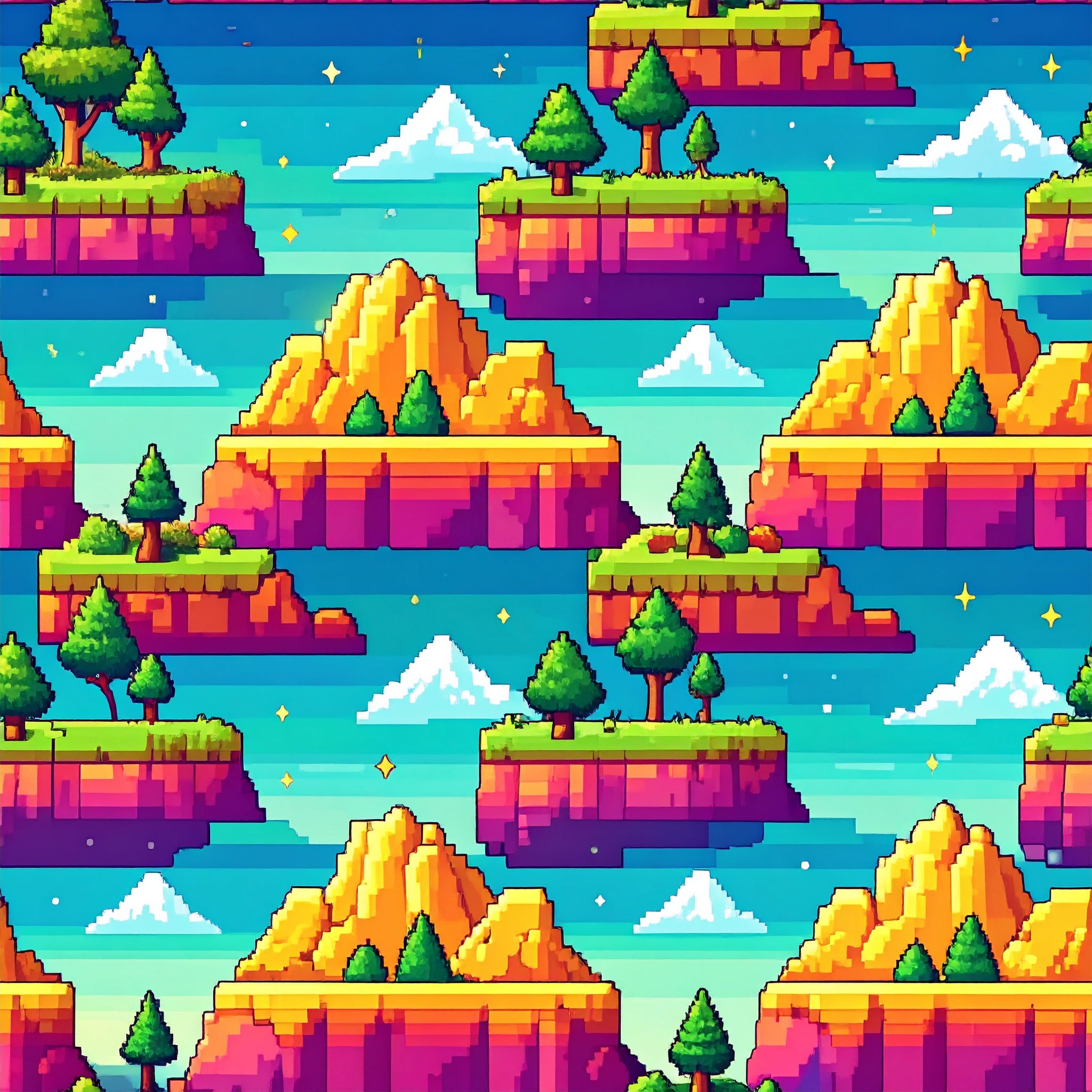 Pixel Kingdom Quest Wallpaper