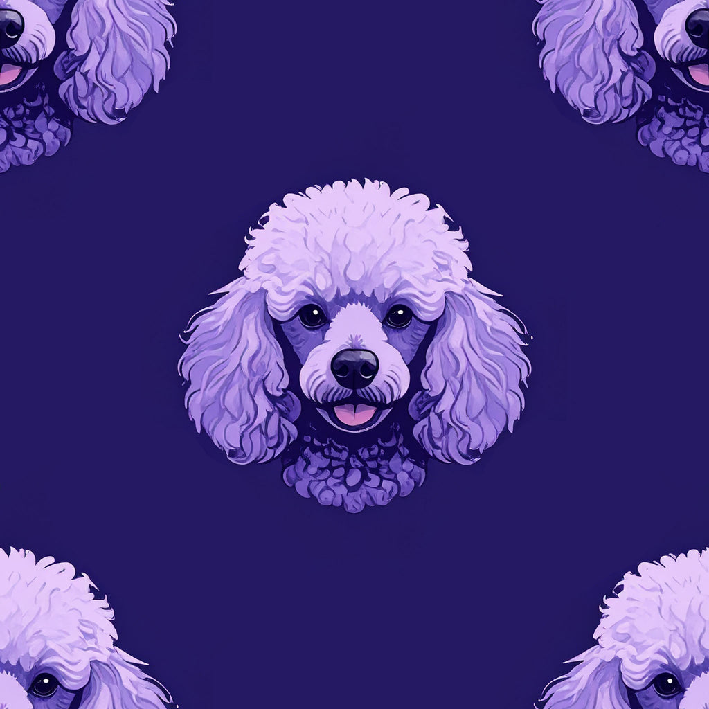 Poodle - Cloud Etch Elegance Wallpaper