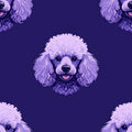 Poodle - Cloud Etch Elegance Wallpaper