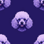 Poodle - Cloud Etch Elegance Wallpaper